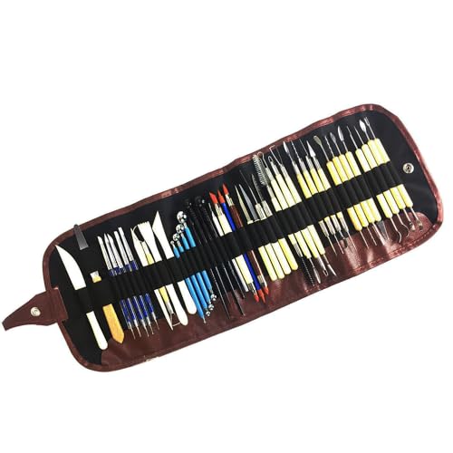 S & E TEACHER'S EDITION 43 Pcs Pottery & Clay Sculpting Tool - size: 43 PCS