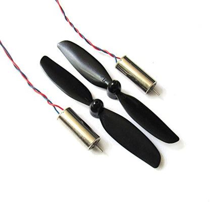 8520 Coreless Brushed Motor Set 53000rpm 8.5x20mm + 75mm Propeller CW CCW(4pcs)