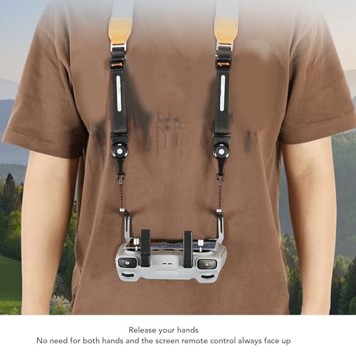 Drone Remote Lanyard, Adjustable Length Balanced Drone Strap for Pilots Travelers Outdoor Adventures