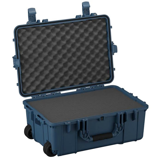 Condition 1 24” Rolling Heavy-Duty Lockable Storage Case, Model 305, Navy - color: Navy