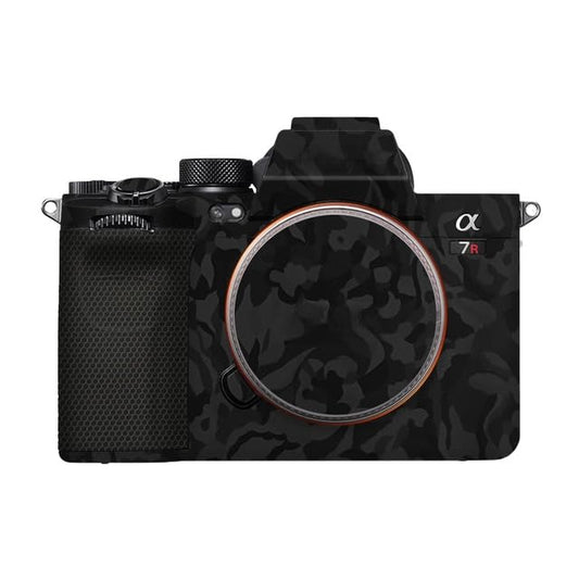Anti-Scratch Camera Cover Skin Sticker for Sony Alpha A7RV A7R5 A7RM5 Protector Vinyl Film Skin Protective Decoration (Shadow Camo Black) - color: Shadow Camo Black