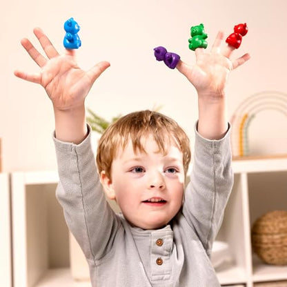 OOLY Cuddly Cubs Bear Finger Crayons for Toddlers, Set of 6 - style: Cuddly Cubs