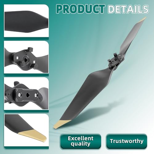 AUTOKAY 4pcs Low-Noise Quick-Release Propellers Prop Blade Set 8331 8331F for DJI Mavic Pro Platinum Drone 2 Pairs