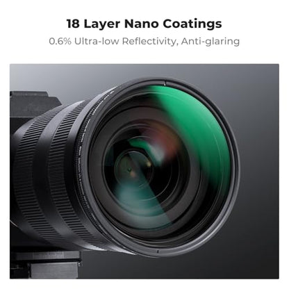 K&F CONCEPT 49mm Black Diffusion Mist 1/4 & Variable ND2-32 in-1 Filter - size: 49mm