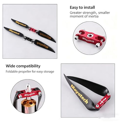Folding Propeller Holder 6mm Adapter Thread Shaft for RC Airplane DIY Multi Helicopter