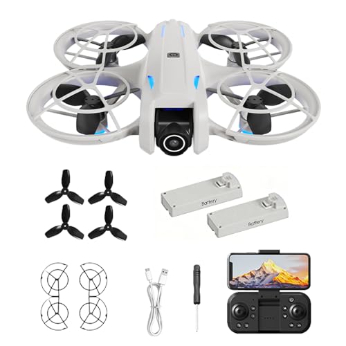 drone with Camera for Adult Beginners,RC Quadcopter featuring Altitude Hold, One-Key Takeoff/Landing, Auto Follow,3-Speed Adjustment,Stunt Roll -Ideal Holiday Gift.