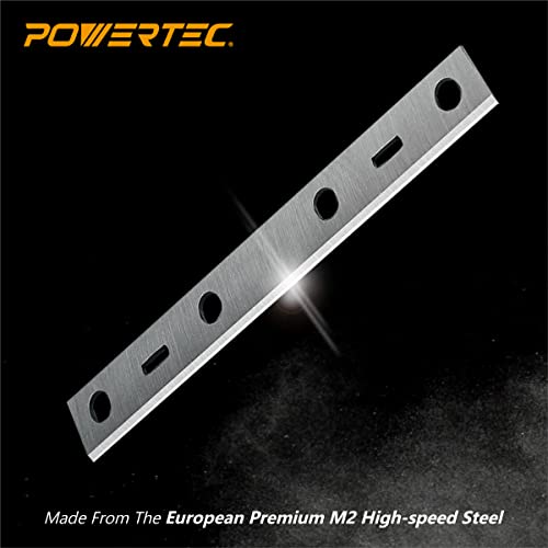 POWERTEC 6 Inch Jointer Blades for Craftsman 21788, CMEW020 Jointer, Set of 2 (148012) - size: 2 Pack