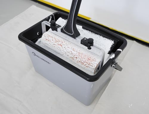 ROLLINGDOG 12 Inch Paint Roller Kit Large Paint Bucket and Roller - color: 21 PC paint roller kit