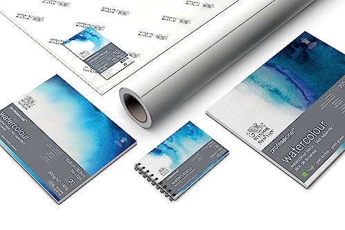 Winsor & Newton Professional Watercolor Paper Pad, 9" x 12", Natural White - size: 9" x 12", style: Side Glued