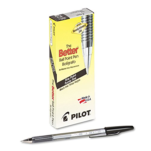 PILOT Pen 30000 The Better Ball Point Pen, 0.7mm, Black Ink, 1-Pack - color: Black Ink, style: Fine Point