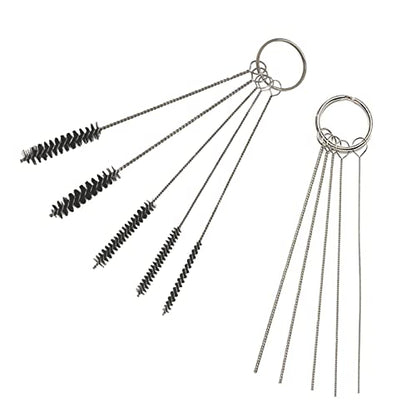 Joyangy 10 Pcs Airbrush Cleaning Kit with Needles and Brushes for Painting - size: 10pcs