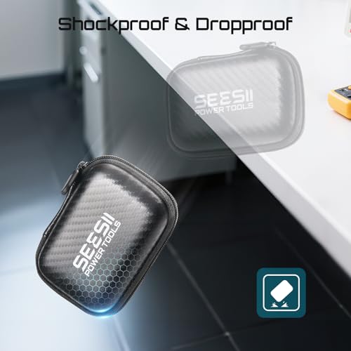 Seesii 2.8" NanoVNA-H Protective Case, EVA Hard Shell Storage Pouch - size: 2.8 inches