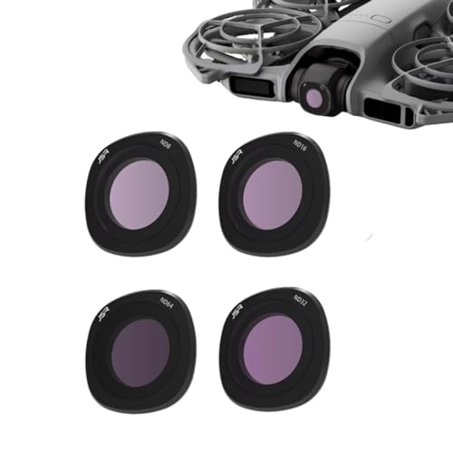 Lens Filter Compatible with DJI NEO 2 - Multi-Coated Optical Glass, Waterproof & Scratch-Resistant, Various Effects for Creative Shooting (ND8+ND16+ND32+ND64) - color: ND8+ND16+ND32+ND64