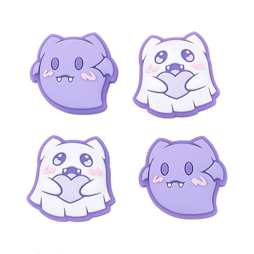 Purple Ghost Thumb Grip Caps for Nintendo Switch