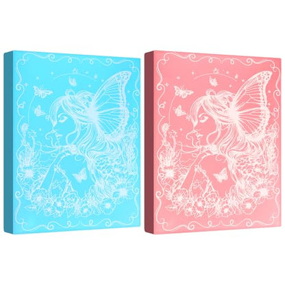 2 Pack A3 Painting Storage Book, 60 Pages Art Portfolio Diamond Art Storag