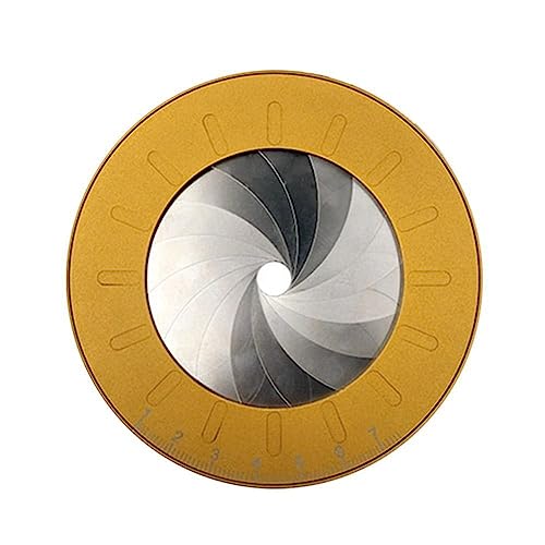 Leadigol Circle Drawing Ruler Measurement Creative Rotatable Round Ruler Flexible Stainless Steel Round Compass Stretch Ruler for Drawing