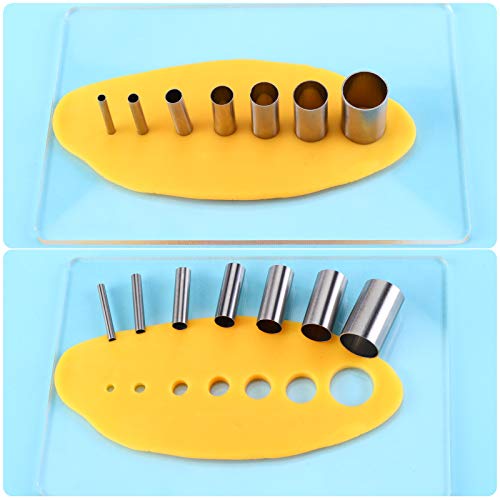 Honoson 23 Pcs Clay Sculpting Tools Set with Roller Cutters,Yellow - color: Yellow