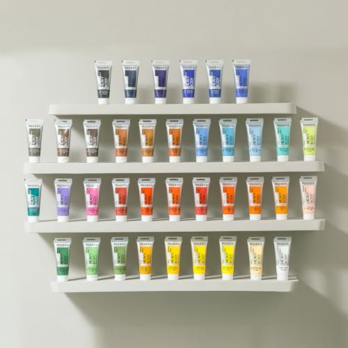 MEEDEN Titanium White Acrylic Paint: 100ml/3.38oz, 2 Pack - color: Titanium White, size: 2 Tubes