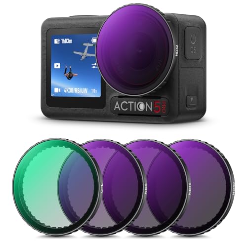 K&F CONCEPT Snap On PL ND Filter Compatible with DJI Osmo Action 4/5 Pro - size: For Osmo Action 4/5 Pro