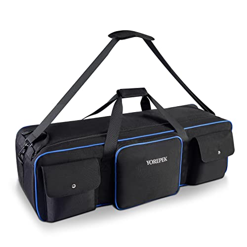 YOREPEK 30.5" Heavy Tripod Carrying Case Bag with 2 Padding Protective Pads - color: 30.5*9.5*9.5