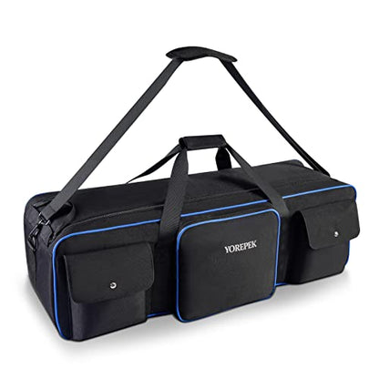 YOREPEK 30.5" Heavy Tripod Carrying Case Bag with 2 Padding Protective Pads - color: 30.5*9.5*9.5