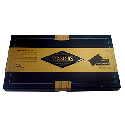 Mijello Mission Gold Water Color Set, 34 Colors