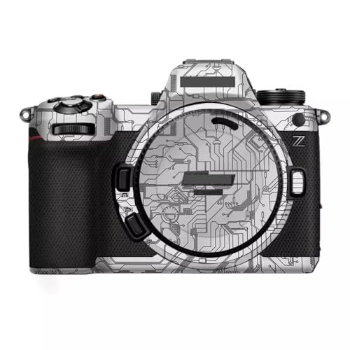 Z63 Nikonz6iii Camera Sticker Camera Decal Skins Z6 III Camera Skin Protector Anti-Scratch Wrap Cover for Nikon Z6III Mark III (Circuit White) - color: Circuit White