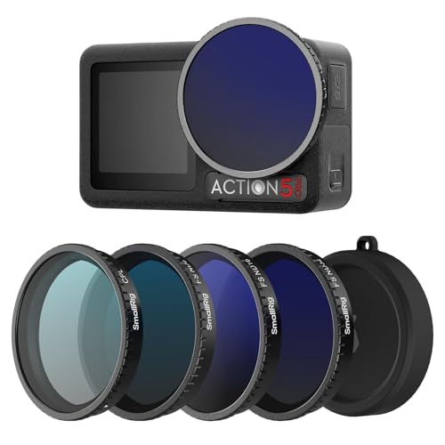 SmallRig ND Filter Kit for DJI Osmo Action 5 Pro/4-5411 - style: CPL+ND8+ND16+ND32+Lens Silicone Cover