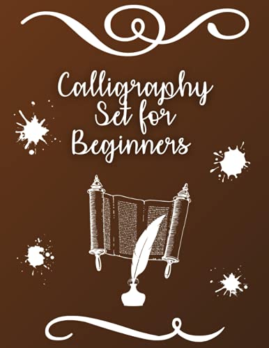 Calligraphy Set for Beginners: 120 Sheet of Calligraphy Practice Paper Hand Lettering Workbook