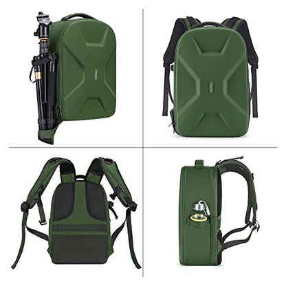 MOSISO Camera Backpack, DSLR/SLR/Mirrorless Photography Camera Bag - color: Army Green