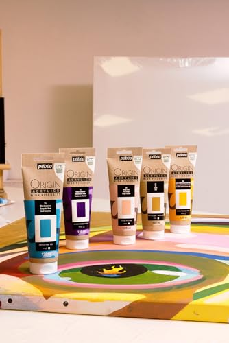 PEBEO Origin Acrylics 120ml Acrylic Paint, Gold - color: Gold