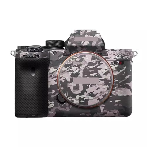 Camera Skin for Sony A7RIV A7R IV Anti-Scratch Vinyl Wrap Cartoon Film Body Protector Coat Photography Accessories Sticker(Field Camouflage) - color: Field Camouflage