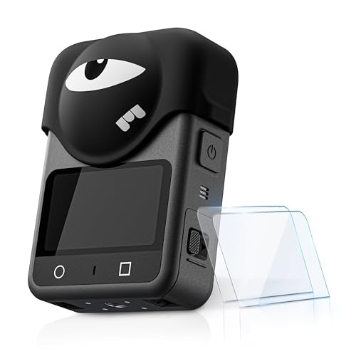 STARTRC PHOTO Lens Protector for DJI OSMO 360 Accessories, Lovely Silicone Lens Cap with Screen Protector Set