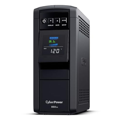CyberPower CP850PFCLCD PFC Sinewave UPS Battery Backup and Surge Protector - size: 850VA, style: Mini-Tower