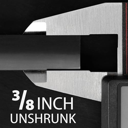 3/8" Heat Shrink Tubing, 50 pcs, 4" Long, High Voltage & Temperature Rating