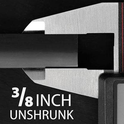 3/8" Heat Shrink Tubing, 50 pcs, 4" Long, High Voltage & Temperature Rating