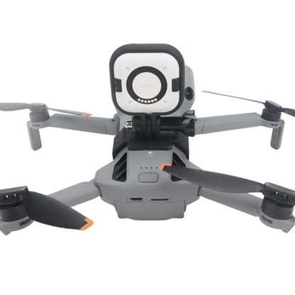 Drone Action Camera Mounting Holder for DJI Mini 5 Pro, Drone Gimbal Upper Expansion Bracket with 1/4 Screw Tripod Mount Adapter for Mini 5 Pro Accessories
