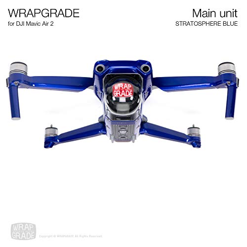 Wrapgrade Main Unit Skin Compatible with DJI Mavic Air 2 (Stratosphere Blue) - color: Stratosphere Blue