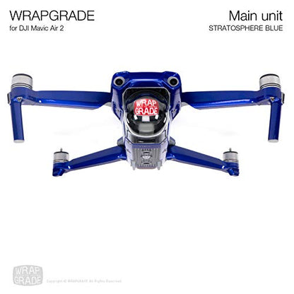 Wrapgrade Main Unit Skin Compatible with DJI Mavic Air 2 (Stratosphere Blue) - color: Stratosphere Blue