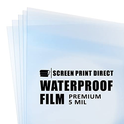 Screen Print Direct® Waterproof Inkjet Film Sheets (11" x 17" - 25 Sheets) - size: 11" x 17" - 25 sheets