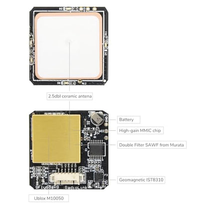 Radiolink M10N SE100 Drone GPS Module Ublox M10050 Chip High Positional Accuracy Works with GLONASS/BeiDou for APM Pixhawk Flight Controller DIY FPV Drone, Quad and More