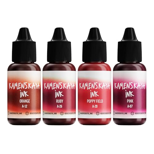 Kamenskaya Alcohol Ink Set with Alcohol Ink Paper
