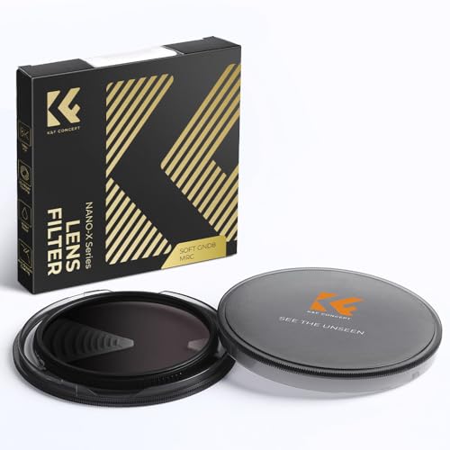 K&F Concept 52mm Soft GND8 (3 Stop) Graduated Neutral Density Lens Filter - size: 52mm