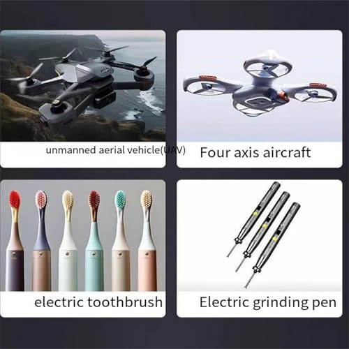 3 Pcs 8.5 x 20 mm Brushed Motor Hollow Cup Drone Motors for DIY Micro Quadcopter RC Drone