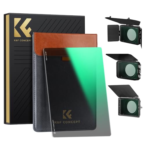 K&F CONCEPT 4" x 5.65" Square ND4 Filter Compatible with Matte Box