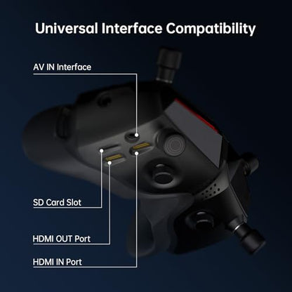 CADDXFPV Walksnail Avatar HD FPV Goggles X with Analog Extension Board