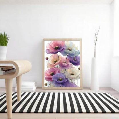 XIYOUVIGOR Diamond Painting Kits, Colorful Flowers Diamond Art Kit - color: Colorful Flowers