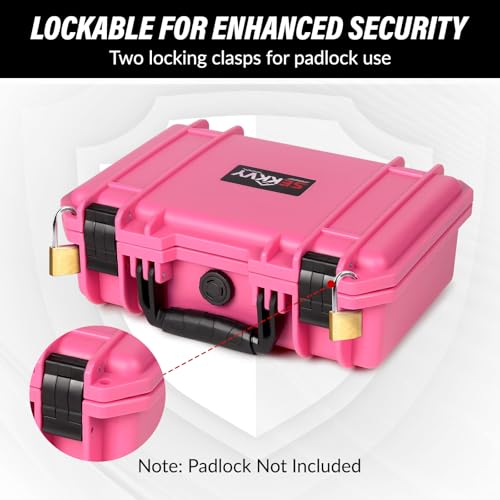 SEKKVY Gun Case for Handguns, Pistol Case Hard Shell - color: 1-Pistol Case, Pink