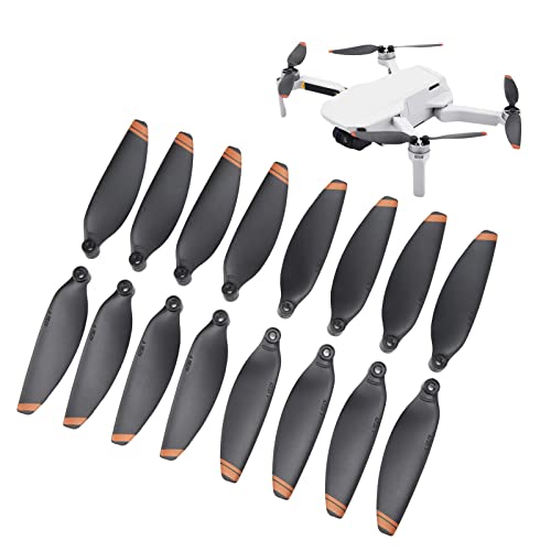 16PCS Drone Propeller Blades Props Replacement, 2.3x0.6in, Low Noise Blades, with 24 Screws 2 Screwdrivers, Stable