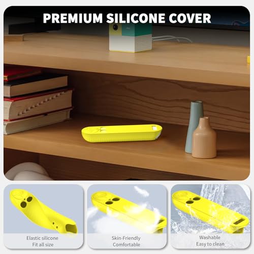 Silicone Remote Cover for Nex Playground Remote with Lanyard (Yellow) - color: Yellow